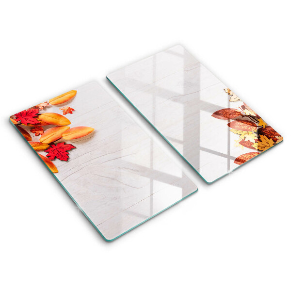 Chopping board Autumn leaves