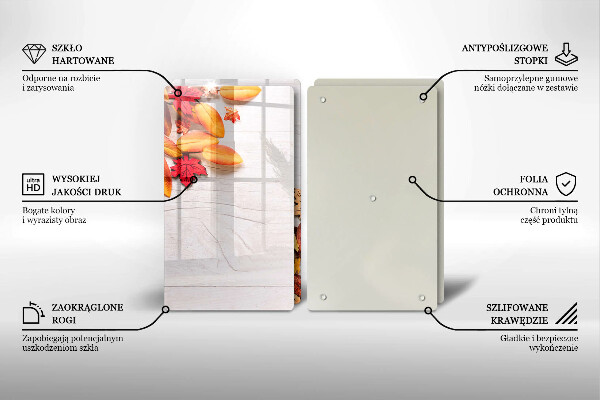 Chopping board Autumn leaves