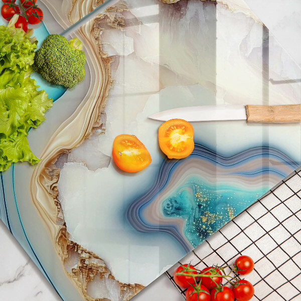 Chopping board Multicolored marble