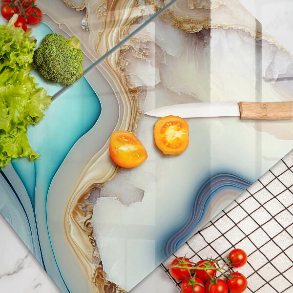 Chopping board Multicolored marble