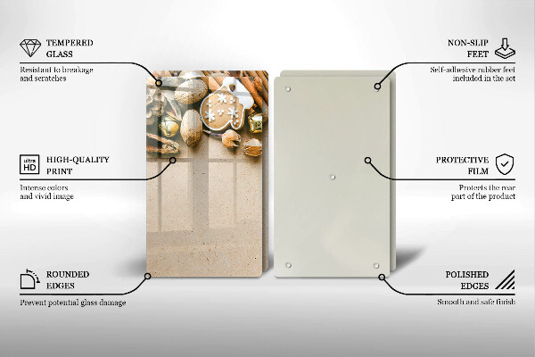 Chopping board Christmas decorations