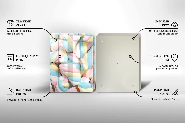 Chopping board Colorful foams