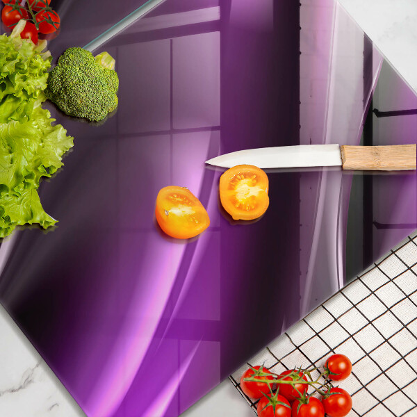 Chopping board Purple abstraction