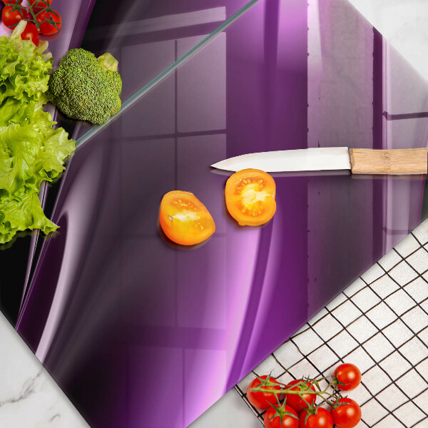 Chopping board Purple abstraction