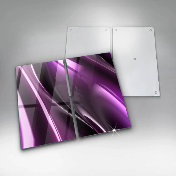 Chopping board Purple abstraction