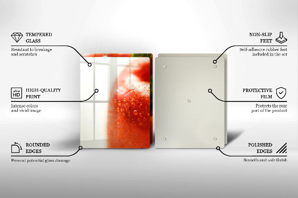 Chopping board Red pepper