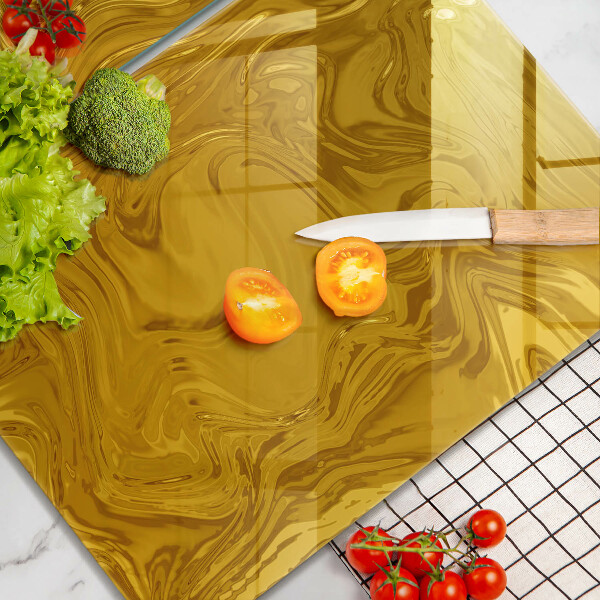 Chopping board Golden texture