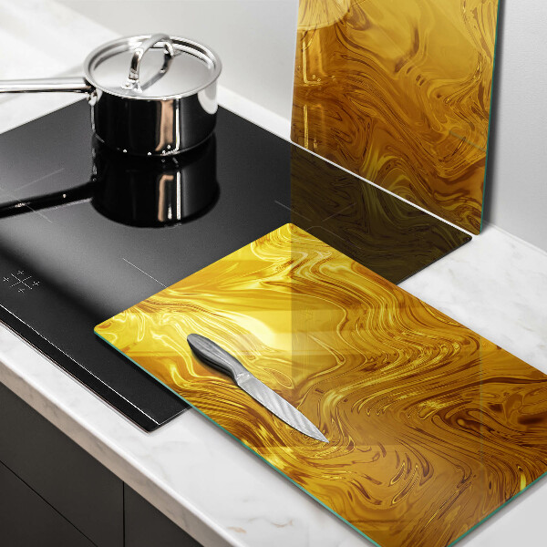 Chopping board Golden texture