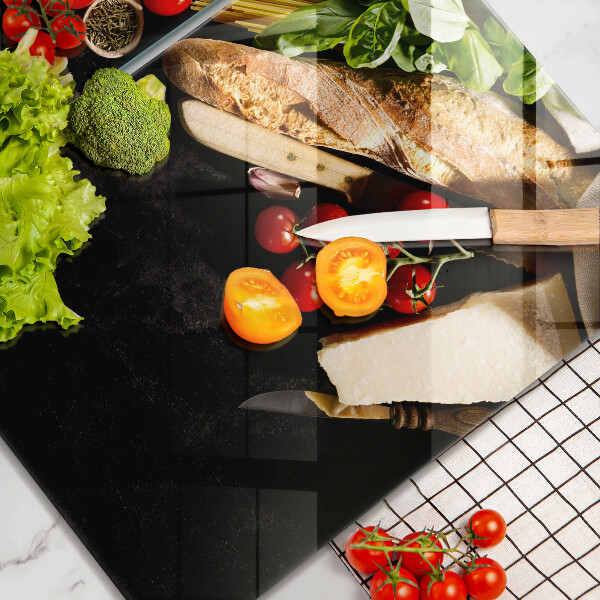 Chopping board Italian ingredients and spices