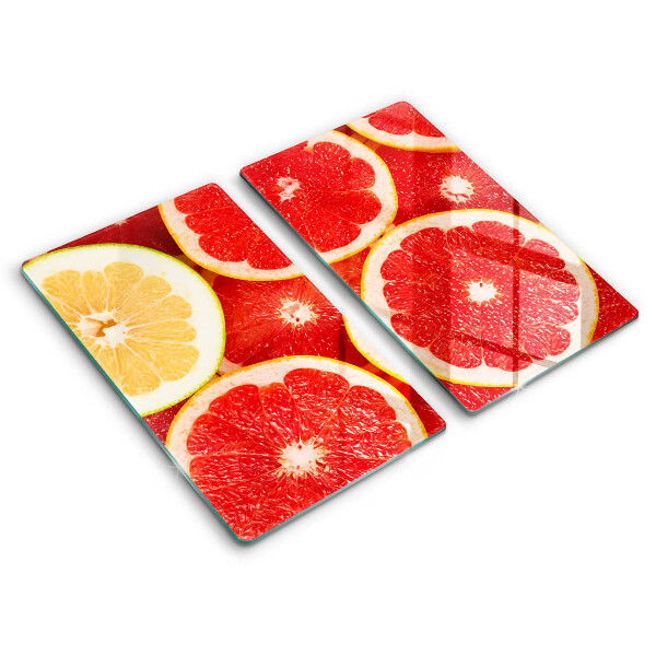 Chopping board Grapefruit slices