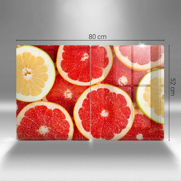 Chopping board Grapefruit slices