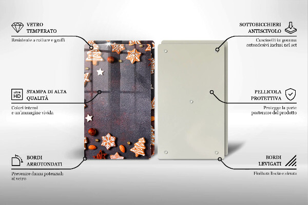 Chopping board Gingerbread Christmas