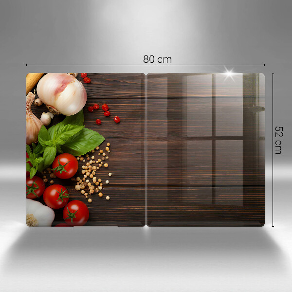 Chopping board Vegetables on the table