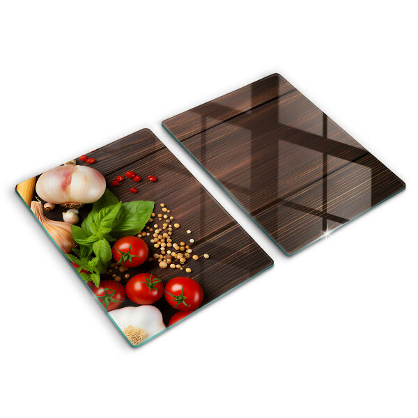 Chopping board Vegetables on the table