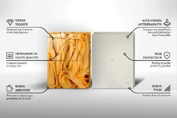 Chopping board Tagliatelle pasta