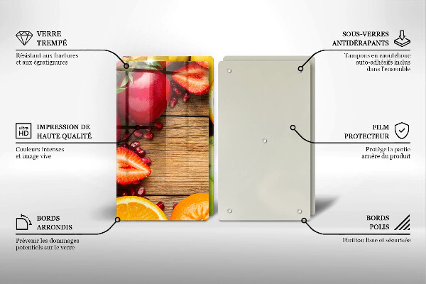 Chopping board Fresh fruit
