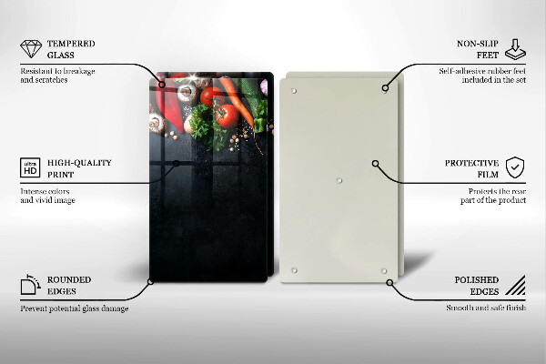 Chopping board Colorful vegetables