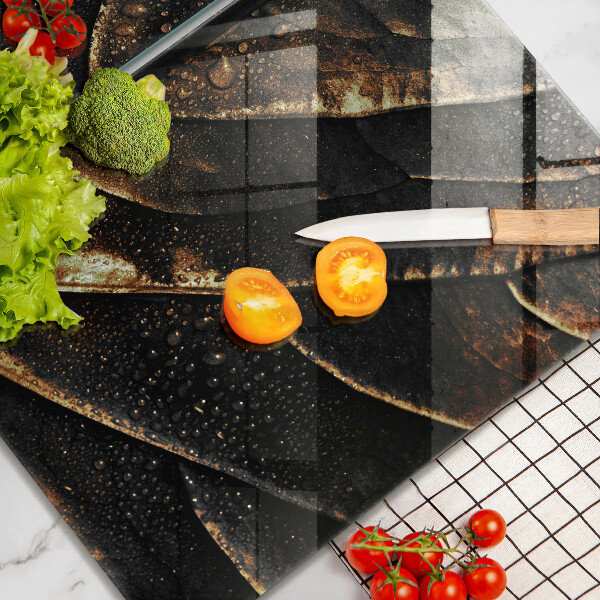 Chopping board Golden leaf