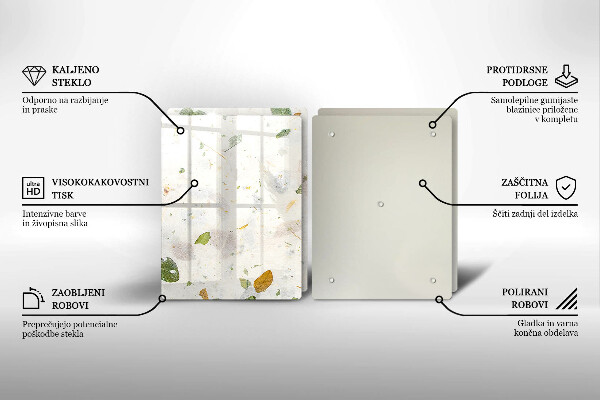 Chopping board Falling leaves