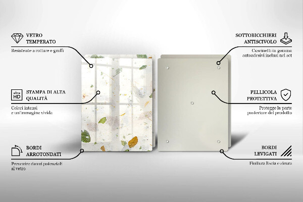 Chopping board Falling leaves