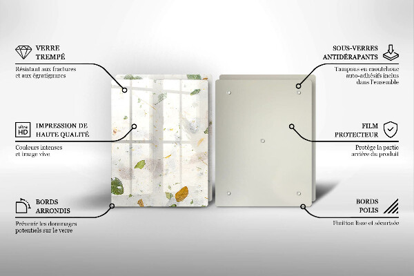 Chopping board Falling leaves