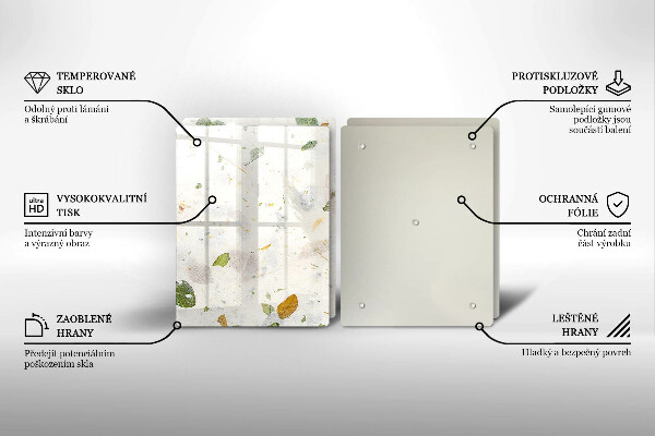 Chopping board Falling leaves