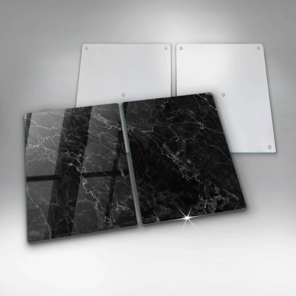 Glass chopping board Elegant marble