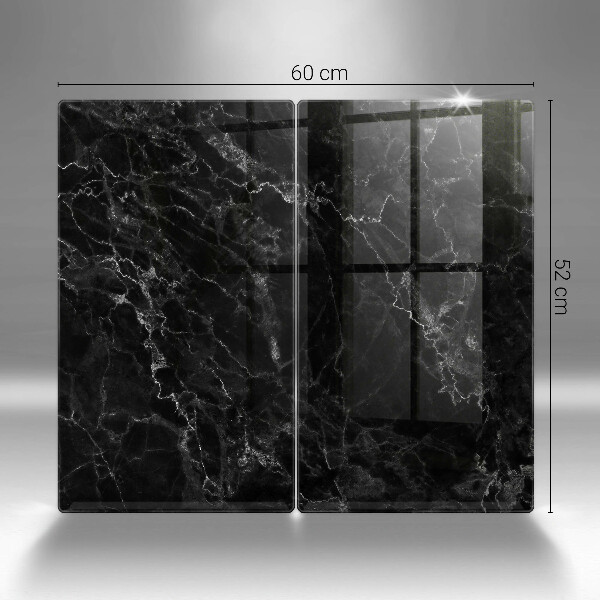 Glass chopping board Elegant marble