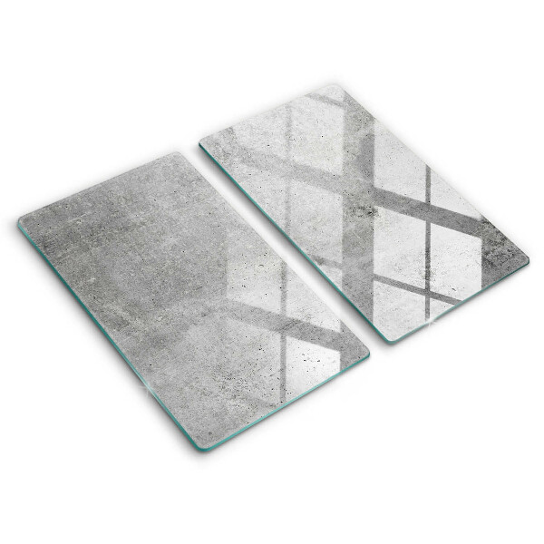 Glass chopping board Concrete texture