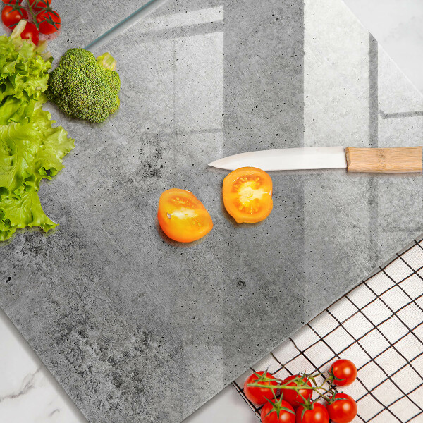 Glass chopping board Concrete texture