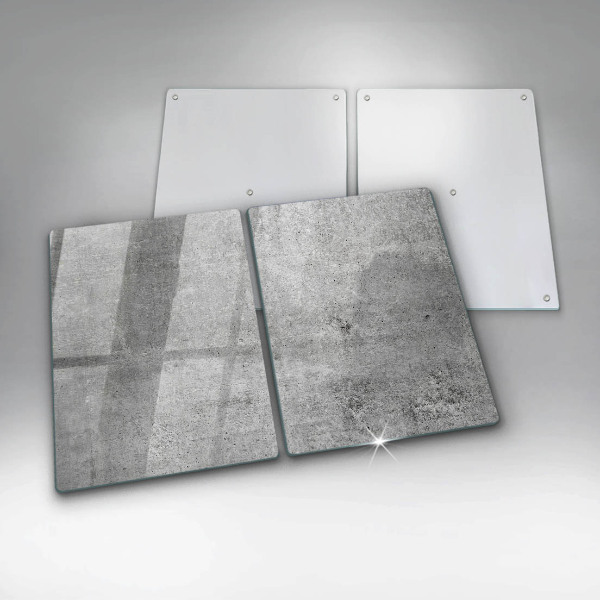 Glass chopping board Concrete texture