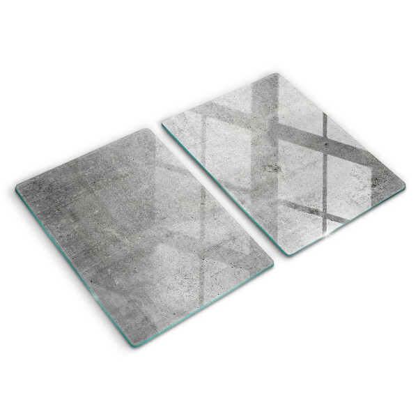 Glass chopping board Concrete texture