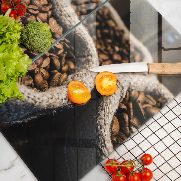 Glass chopping board Coffee grain bags