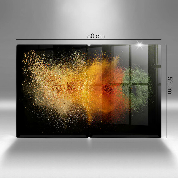 Chopping board Colorful spices