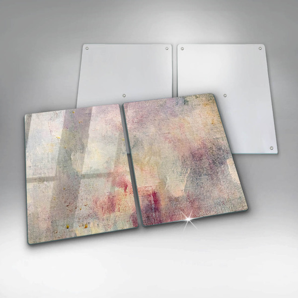 Glass chopping board Background of paint texture