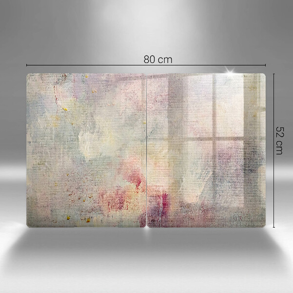 Glass chopping board Background of paint texture