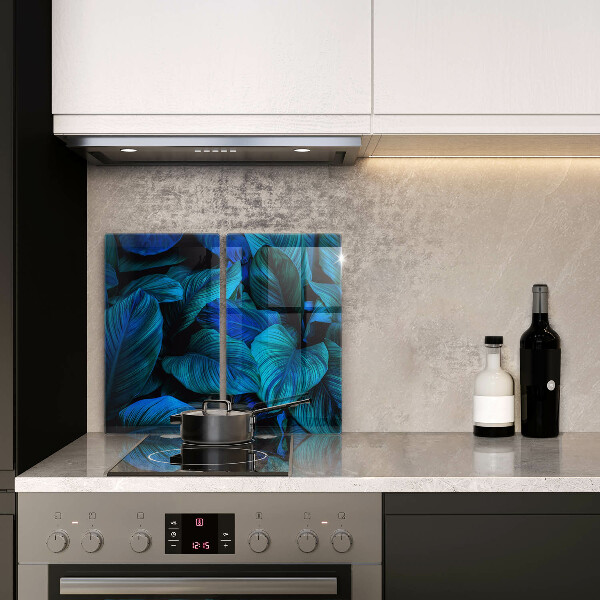 Glass chopping board Jungle vegetation leaves