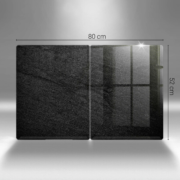 Glass chopping board Rock texture