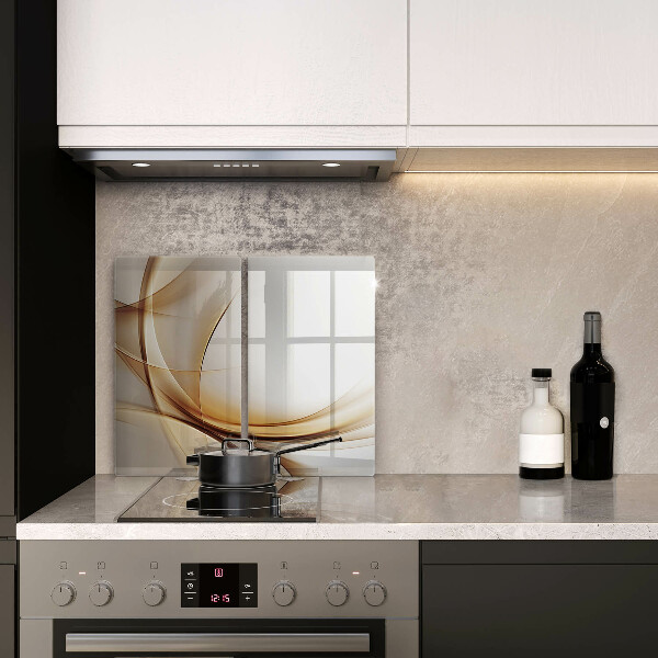 Glass chopping board Abstraction shapes