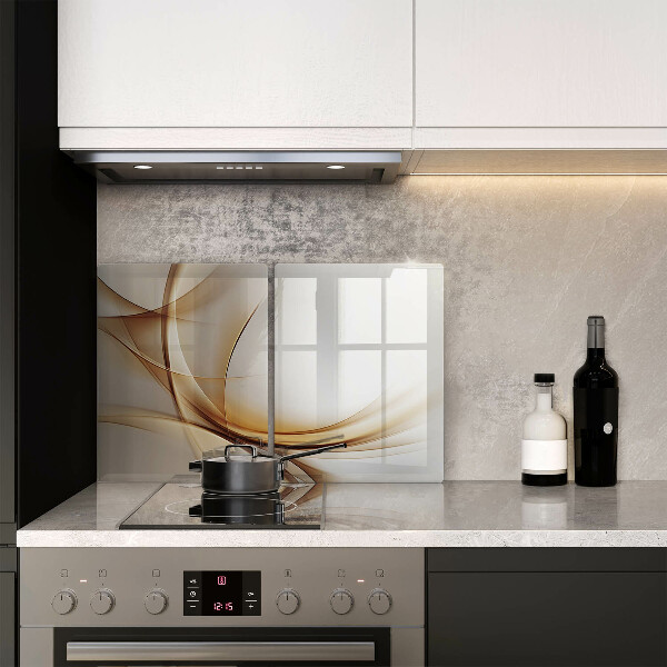 Glass chopping board Abstraction shapes