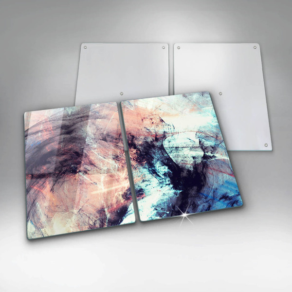Glass chopping board Painted abstraction