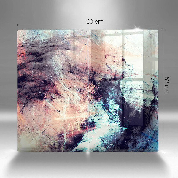 Glass chopping board Painted abstraction