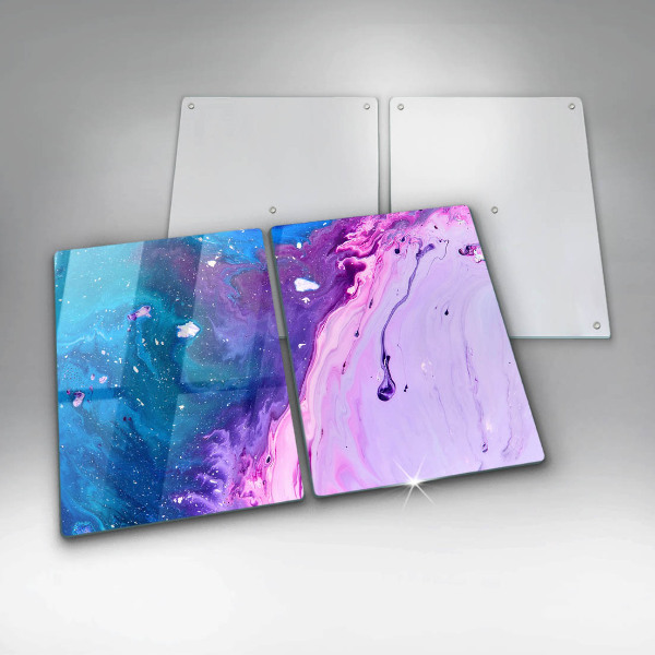 Glass chopping board Abstraction ink