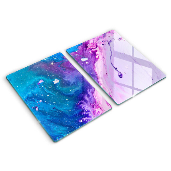 Glass chopping board Abstraction ink