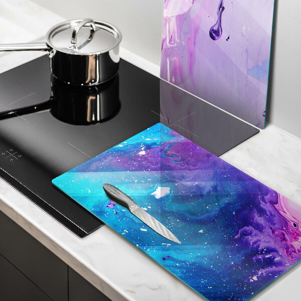 Glass chopping board Abstraction ink
