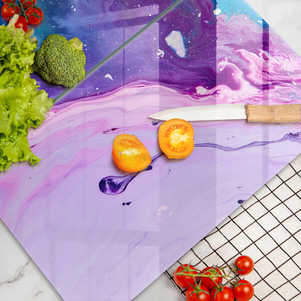 Glass chopping board Abstraction ink