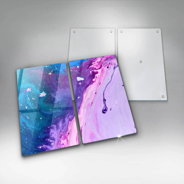 Glass chopping board Abstraction ink
