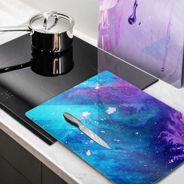 Glass chopping board Abstraction ink