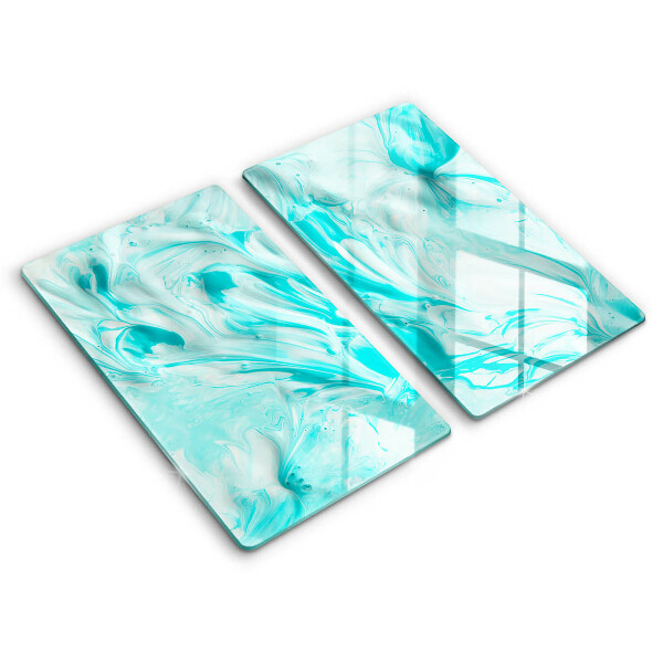 Glass chopping board Paints abstraction