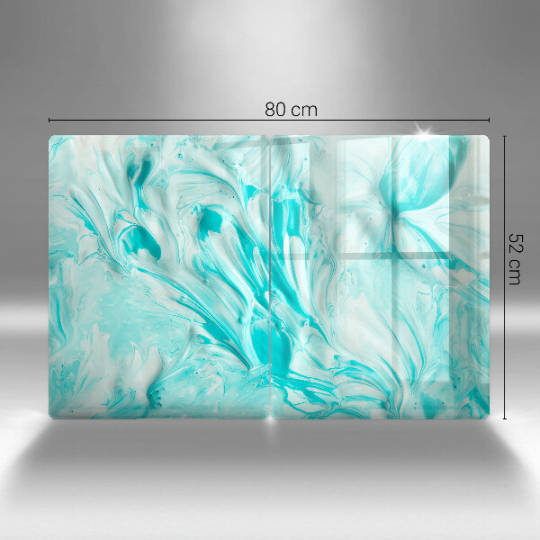 Glass chopping board Paints abstraction